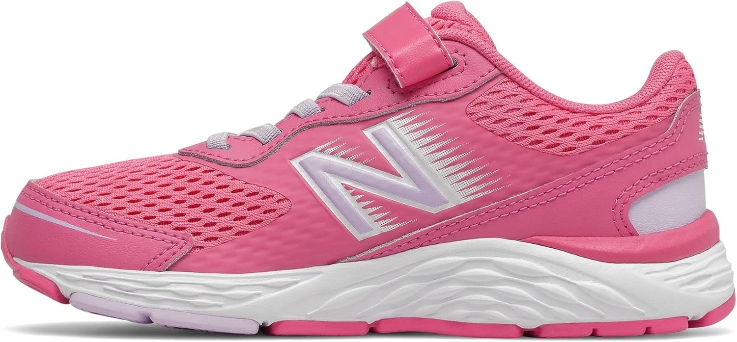 image:imageNew Balance Kids 680 V6 Hook and Loop Running ShoeSporty PinkAstral Glow