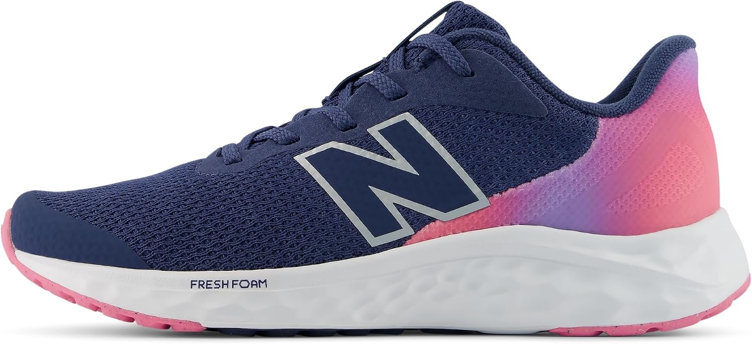 image:imageNew Balance Kids Arishi Lace Running Shoe Big KidVintage IndigoSignal Pink