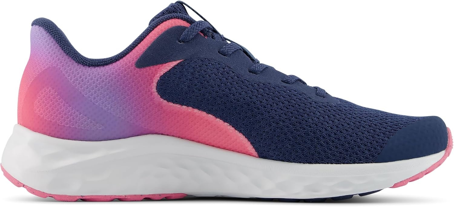 image:imageNew Balance Kids Arishi Lace Running Shoe Big KidVintage IndigoSignal Pink