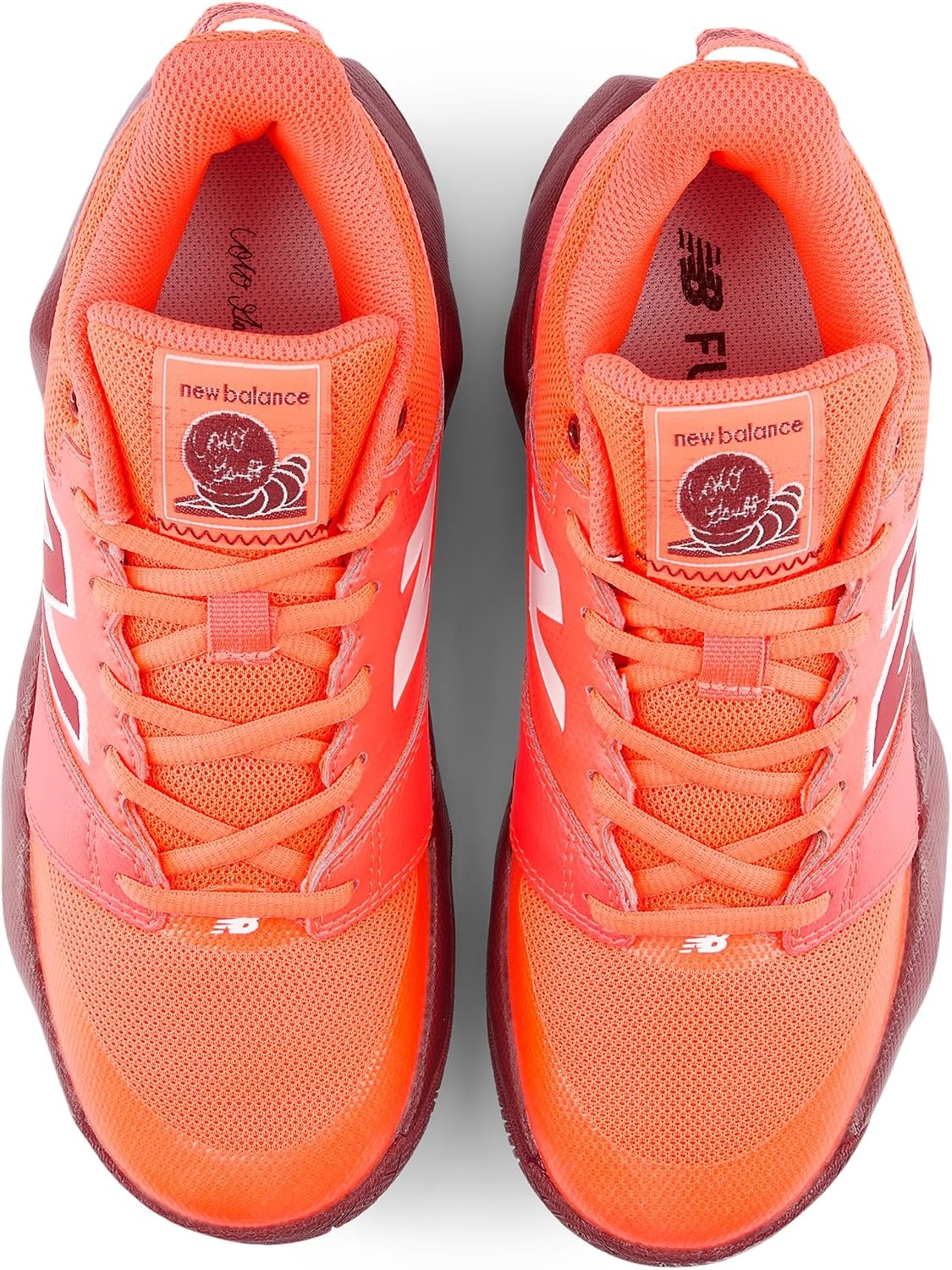 image:imageNew Balance Kids Coco Cg2 Tennis ShoesUrgent RedMonarch Burgundy