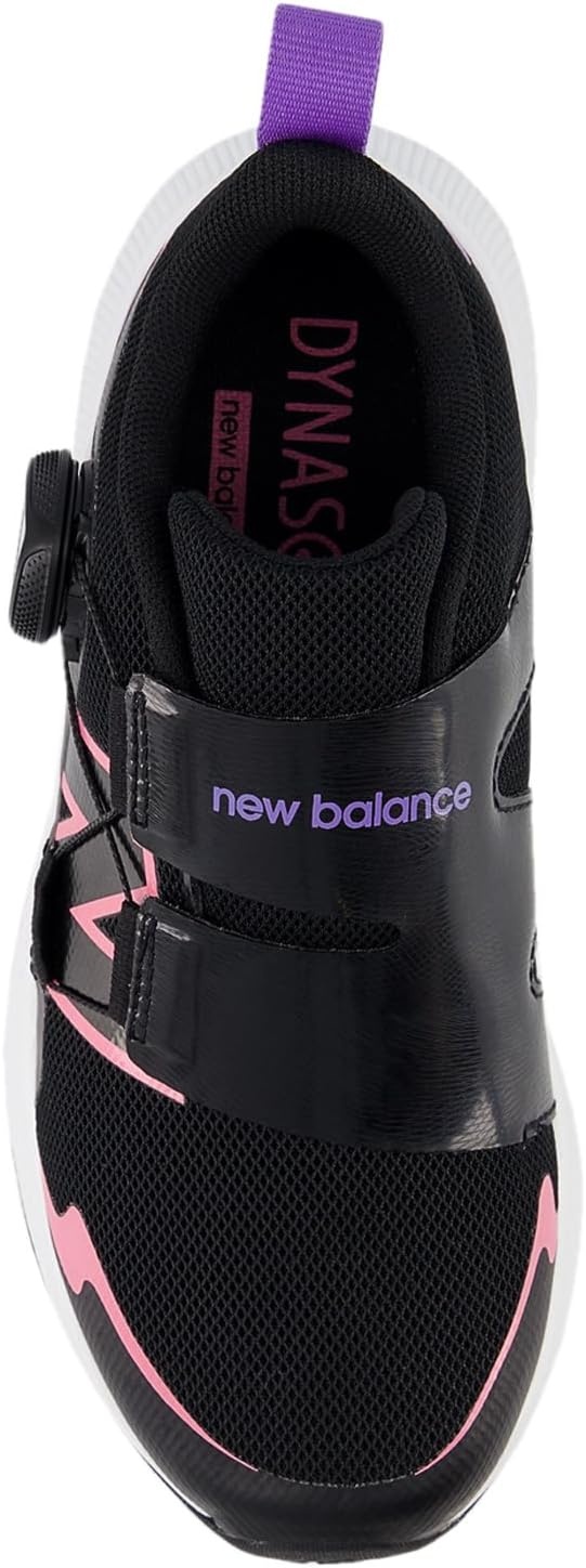image:imageNew Balance Kids DynaSoft Reveal V4 Boa Running ShoeBlackSignal PinkViolet Crush