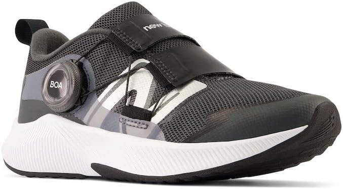 image:imageNew Balance Kids DynaSoft Reveal V4 Boa Running ShoeBlacktopBlackSilver Metallic