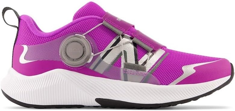 image:imageNew Balance Kids DynaSoft Reveal V4 Boa Running ShoeCosmic RosePurple PunchSilver Metallic