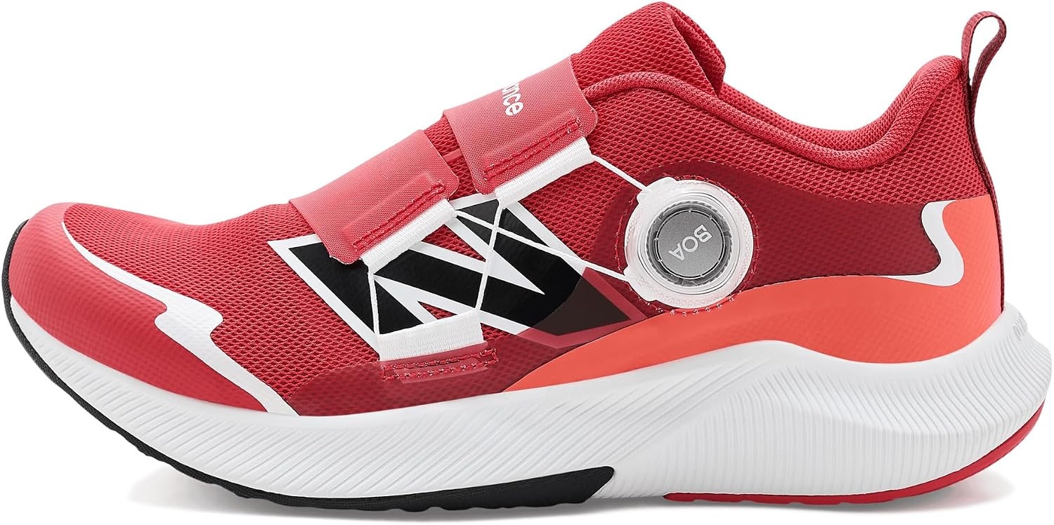 image:imageNew Balance Kids DynaSoft Reveal V4 Boa Running ShoeFire CrackerShadow Red