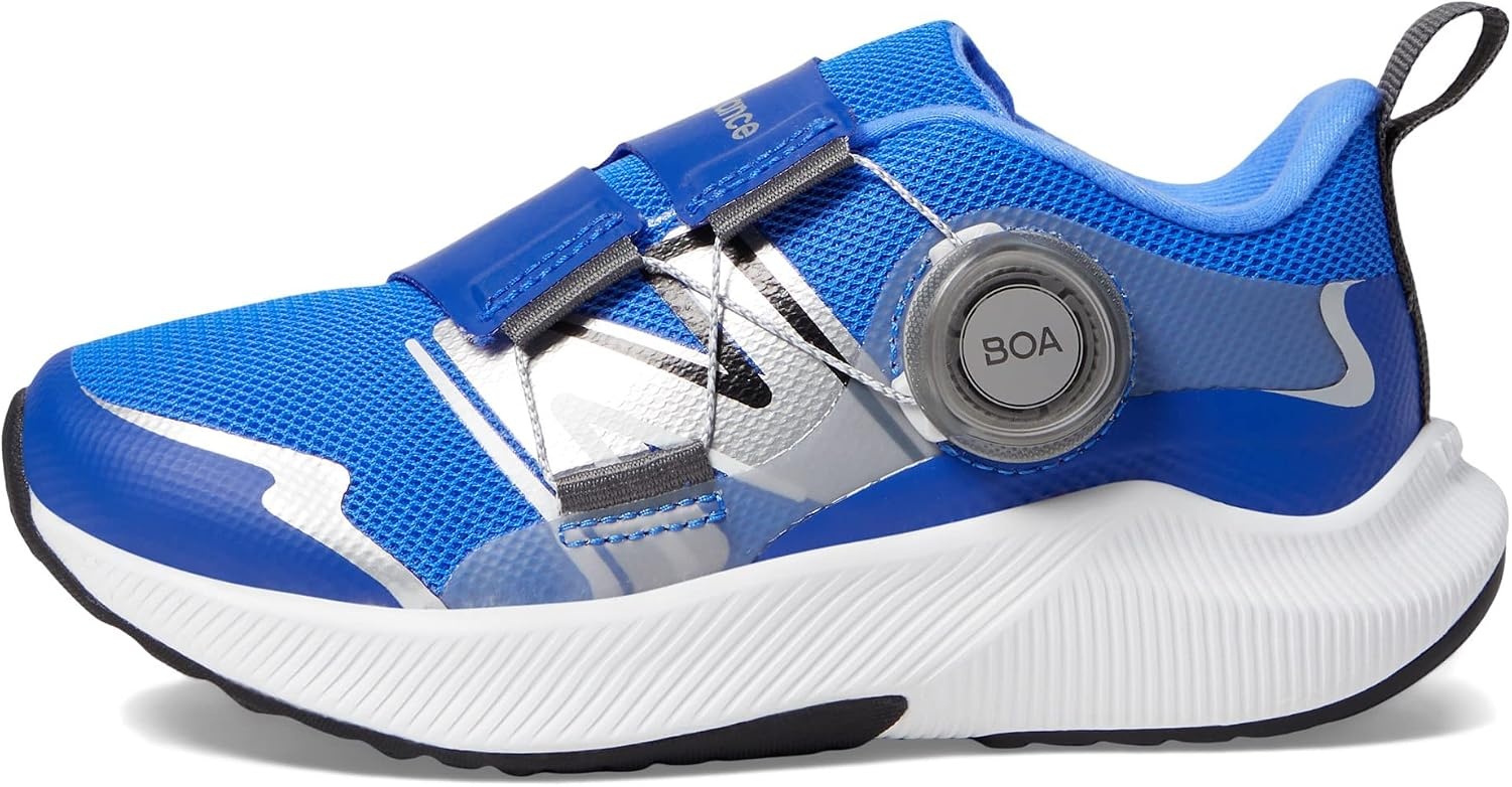 image:imageNew Balance Kids DynaSoft Reveal V4 Boa Running ShoeInfinity BlueBright LapisSilver Metallic