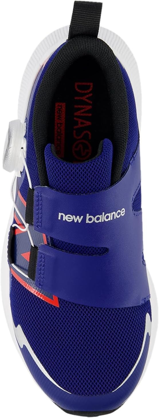 image:imageNew Balance Kids DynaSoft Reveal V4 Boa Running ShoeInkwell With Team Red and Silver Metallic