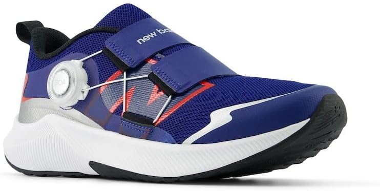 image:imageNew Balance Kids DynaSoft Reveal V4 Boa Running ShoeInkwellTeam RedSilver Metallic