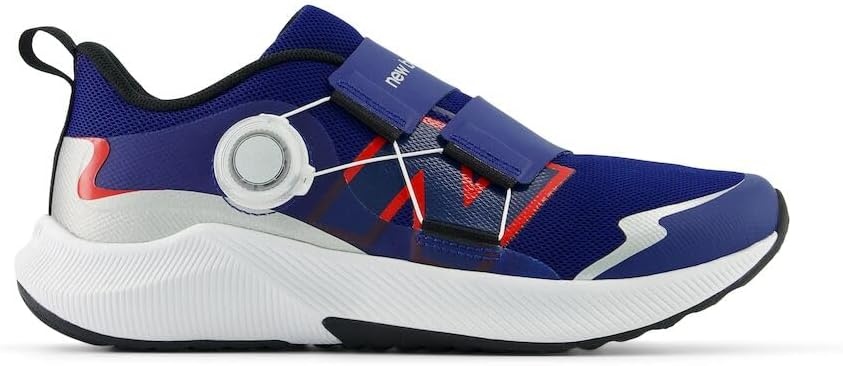 image:imageNew Balance Kids DynaSoft Reveal V4 Boa Running ShoeInkwellTeam RedSilver Metallic