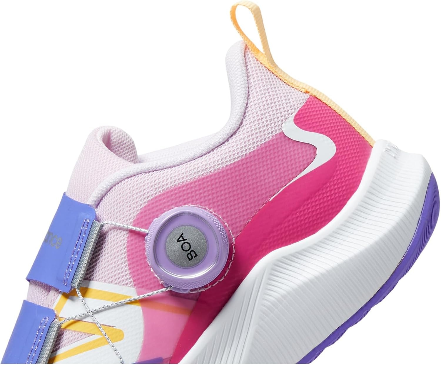 image:imageNew Balance Kids DynaSoft Reveal V4 Boa Running ShoeLight RaspberryHipinkElectric Indigo