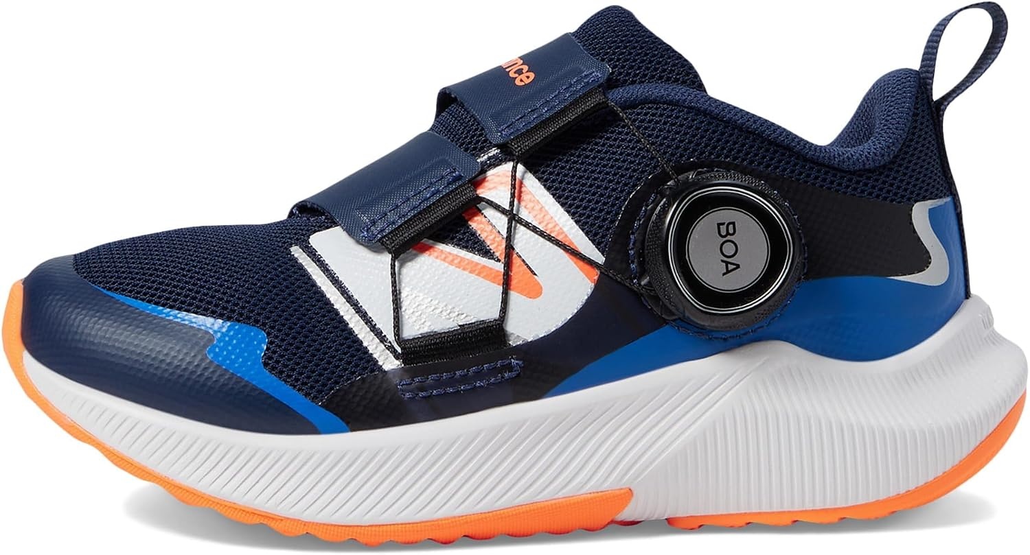 image:imageNew Balance Kids DynaSoft Reveal V4 Boa Running ShoeNb NavyHot Mango