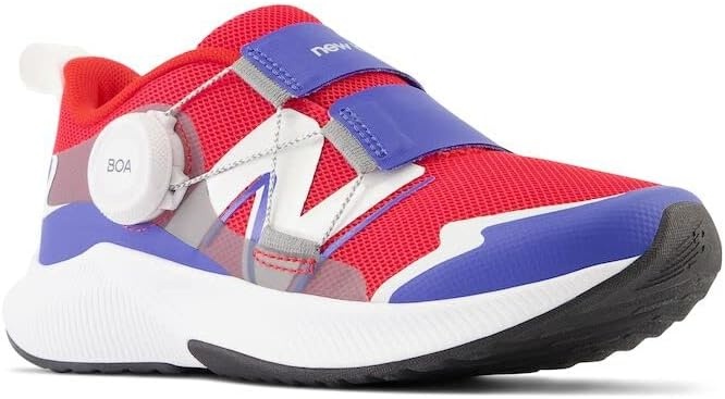 image:imageNew Balance Kids DynaSoft Reveal V4 Boa Running ShoeTrue RedMarine Blue