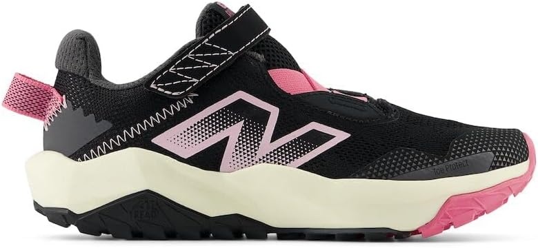 image:imageNew Balance Kids Dynasoft Nitrel V6 Hook and Loop Road Running ShoesBlackReal Pink