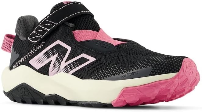 image:imageNew Balance Kids Dynasoft Nitrel V6 Hook and Loop Road Running ShoesBlackReal Pink
