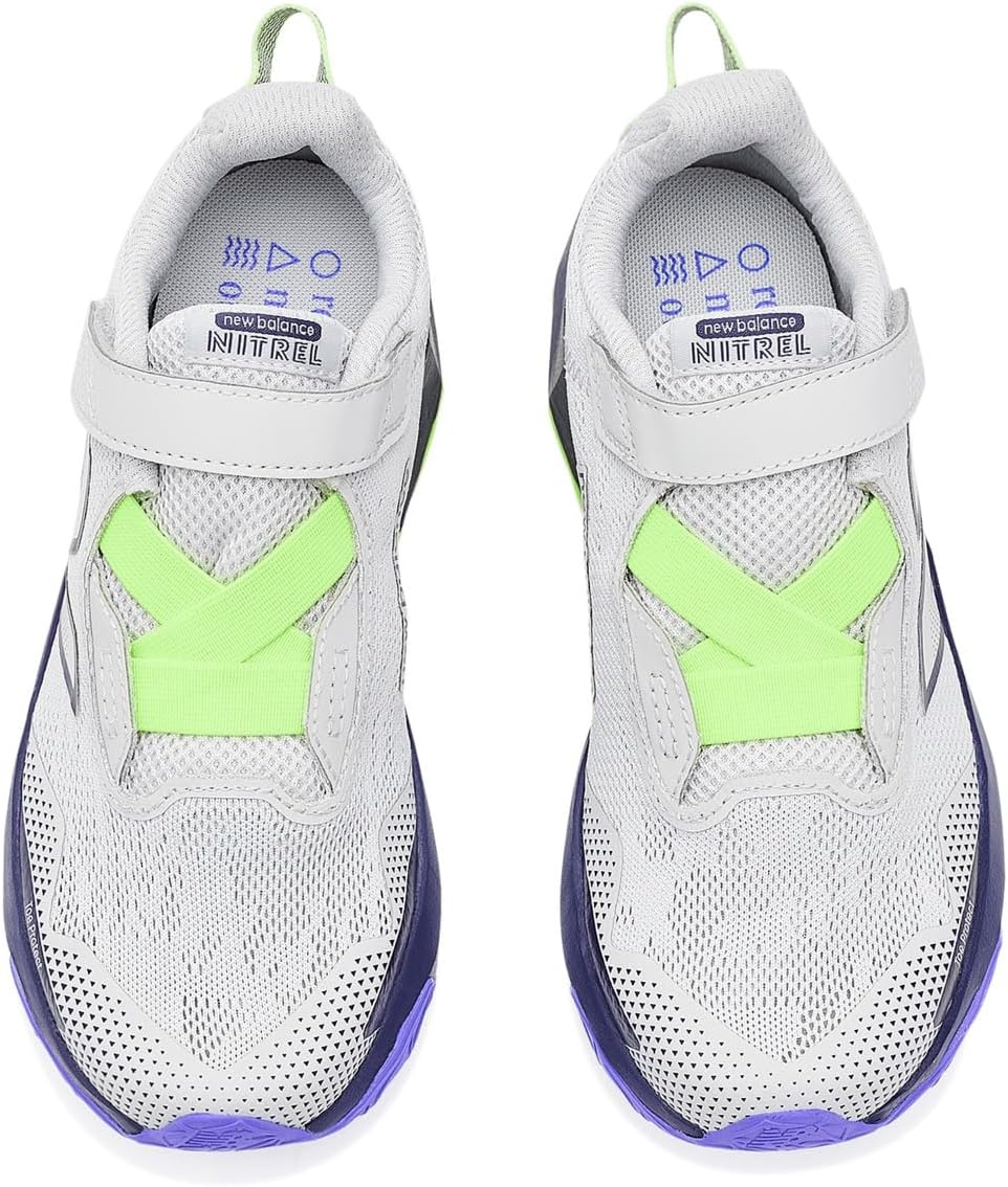 image:imageNew Balance Kids Dynasoft Nitrel V6 Hook and Loop Road Running ShoesGrey MatterElectric Indigo