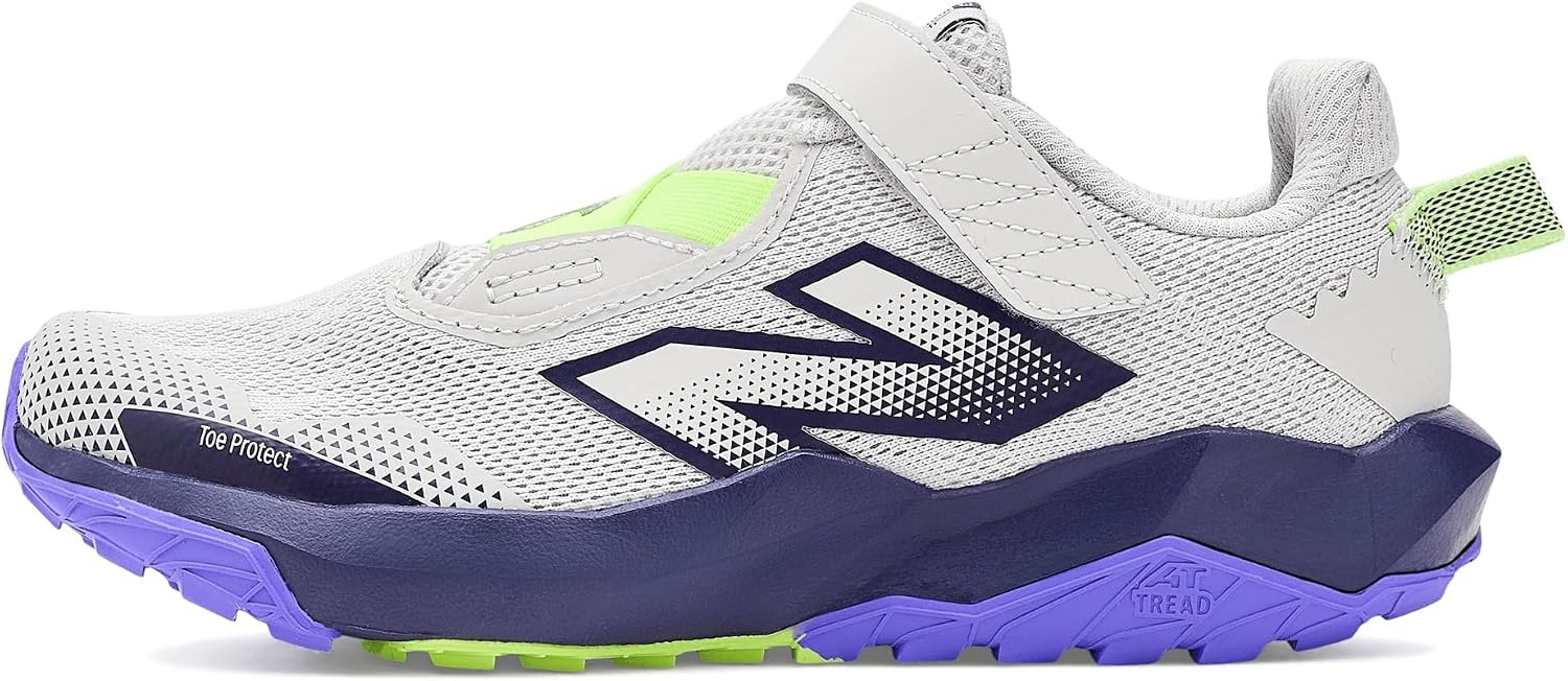 image:imageNew Balance Kids Dynasoft Nitrel V6 Hook and Loop Road Running ShoesGrey MatterElectric Indigo