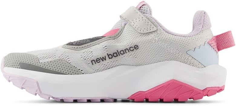 image:imageNew Balance Kids Dynasoft Nitrel V6 Hook and Loop Road Running ShoesGrey MatterReal PinkQuarry Blue