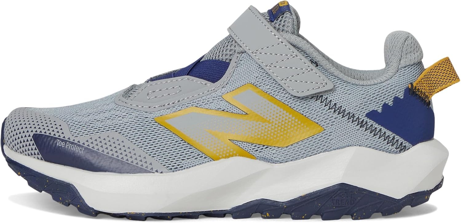 image:imageNew Balance Kids Dynasoft Nitrel V6 Hook and Loop Road Running ShoesSlate GreyBlue OysterBaroque Gold