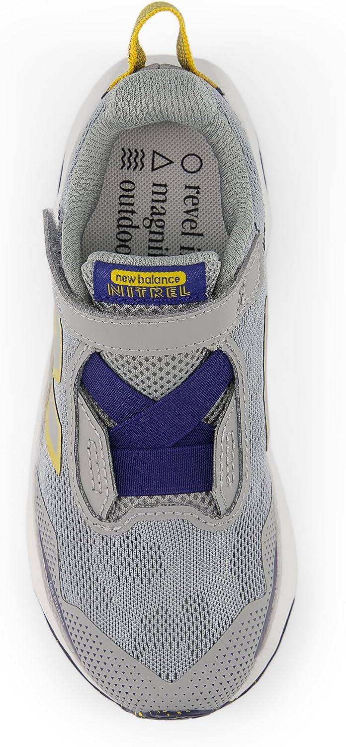 image:imageNew Balance Kids Dynasoft Nitrel V6 Hook and LoopSlate GreyBlue OysterBaroque Gold