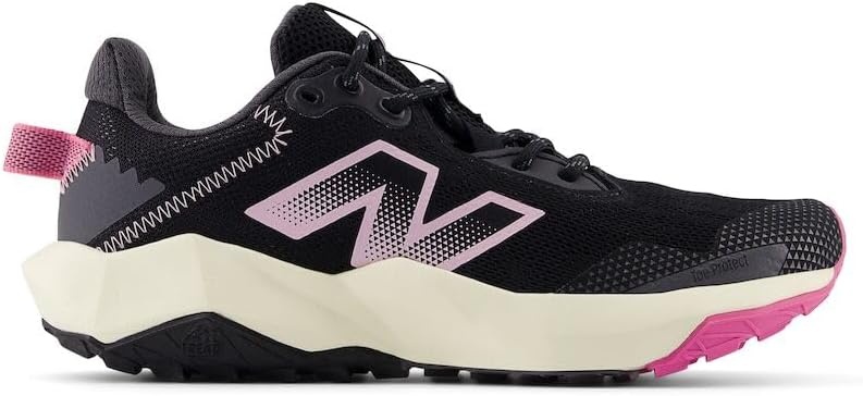 image:imageNew Balance Kids Dynasoft Nitrel V6 Laceup Running ShoeBlackReal Pink