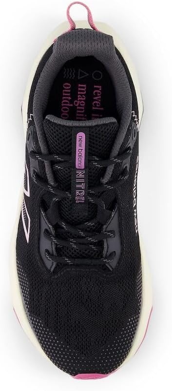 image:imageNew Balance Kids Dynasoft Nitrel V6 Laceup Running ShoeBlackReal Pink