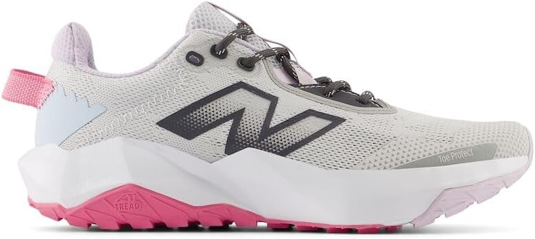 image:imageNew Balance Kids Dynasoft Nitrel V6 Laceup Running ShoeGrey MatterReal PinkQuarry Blue