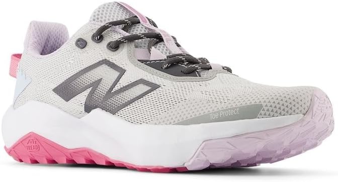 image:imageNew Balance Kids Dynasoft Nitrel V6 Laceup Running ShoeGrey MatterReal PinkQuarry Blue