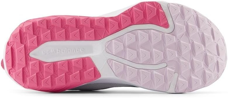 image:imageNew Balance Kids Dynasoft Nitrel V6 Laceup Running ShoeGrey MatterReal PinkQuarry Blue