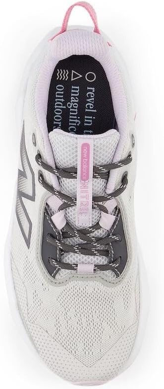 image:imageNew Balance Kids Dynasoft Nitrel V6 Laceup Running ShoeGrey MatterReal PinkQuarry Blue