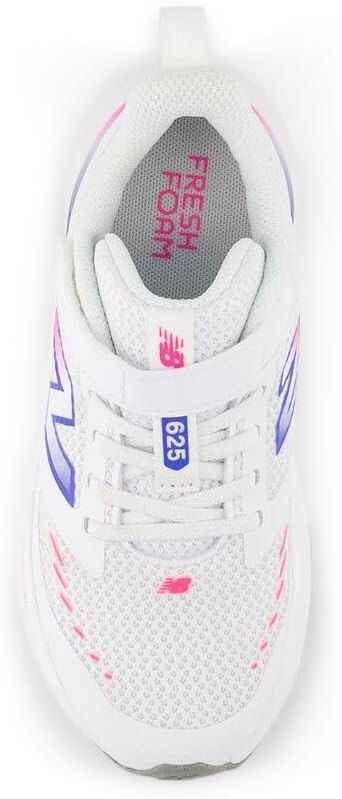 image:imageNew Balance Kids Fresh Foam 625 V1 Hook amp LoopNb WhitePink Heat