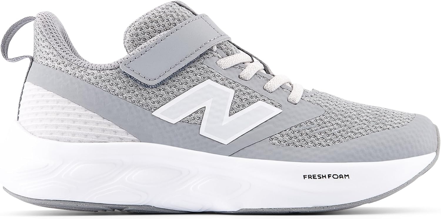 image:imageNew Balance Kids Fresh Foam 625 V1 Hook amp LoopSlate GreyGrey MatterWhite