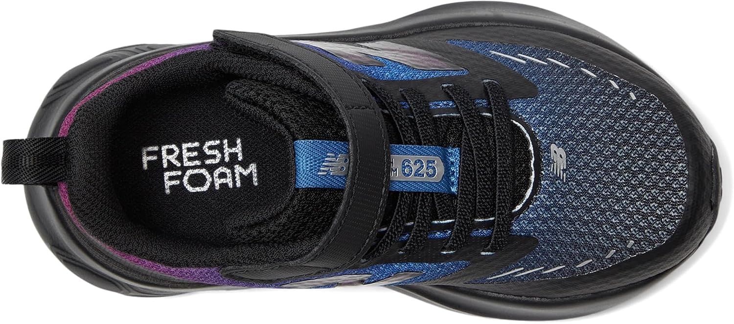 image:imageNew Balance Kids Fresh Foam 625 V1 Hook and Loop Road Running ShoesBlackBlue Agate