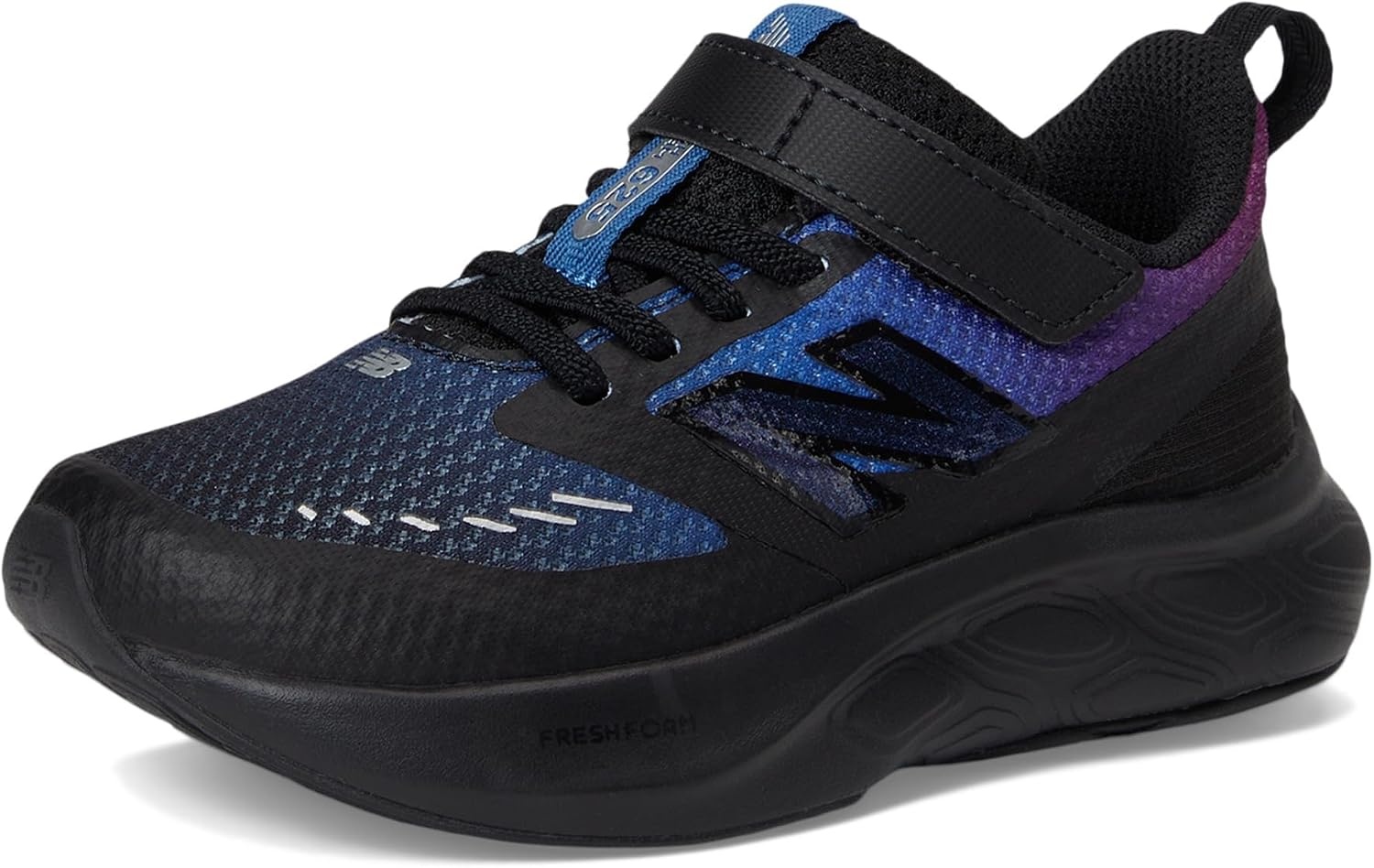 image:imageNew Balance Kids Fresh Foam 625 V1 Hook and Loop Road Running ShoesBlackBlue Agate