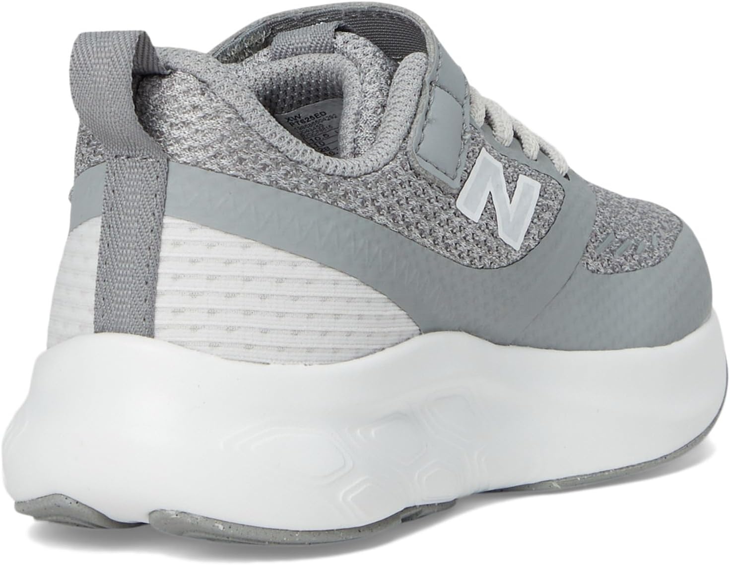 image:imageNew Balance Kids Fresh Foam 625 V1 Hook and Loop Road Running ShoesSlate GreyGrey MatterWhite