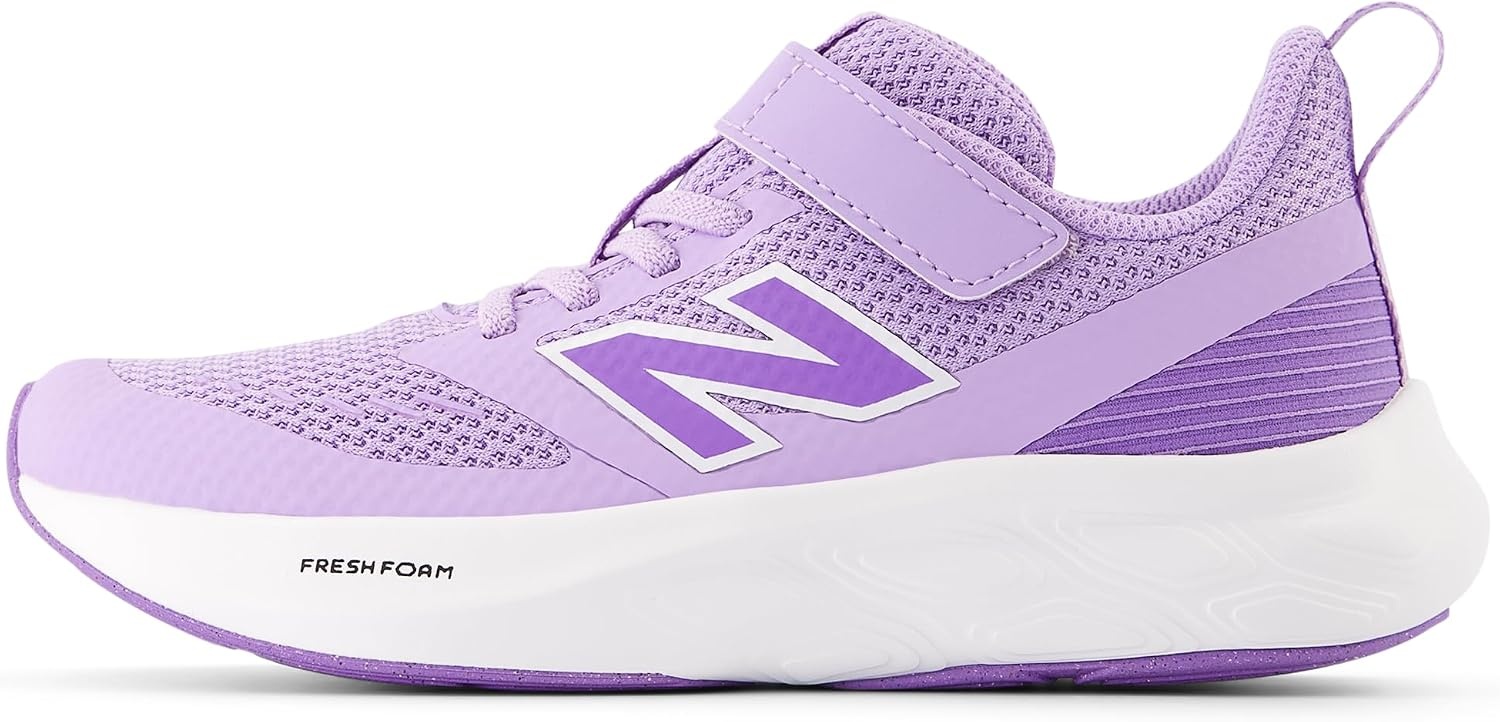 image:imageNew Balance Kids Fresh Foam 625 V1 Hook and Loop Road Running ShoesViolet CrushLilac GloWhite
