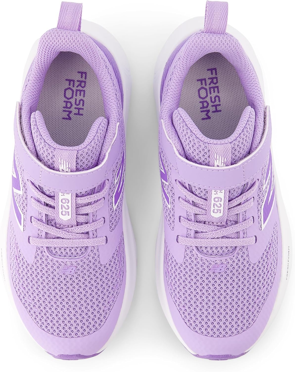 image:imageNew Balance Kids Fresh Foam 625 V1 Hook and Loop Road Running ShoesViolet CrushLilac GloWhite