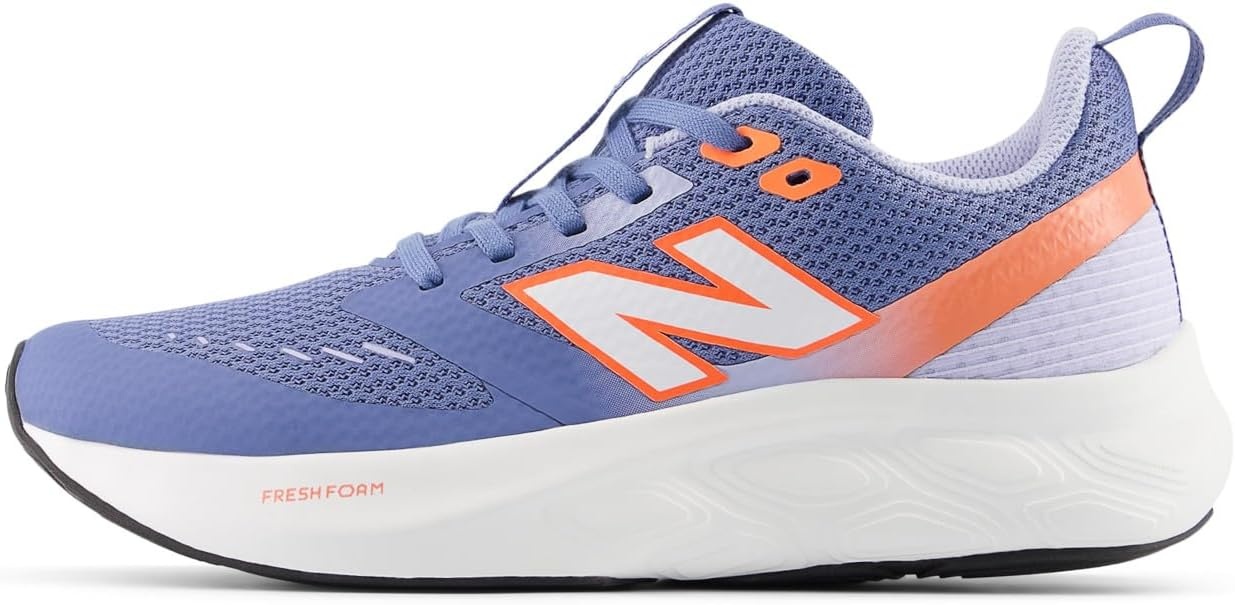 image:imageNew Balance Kids Fresh Foam 625 V1 Laceup Road Running ShoesFairweather BlueTangerine Heat