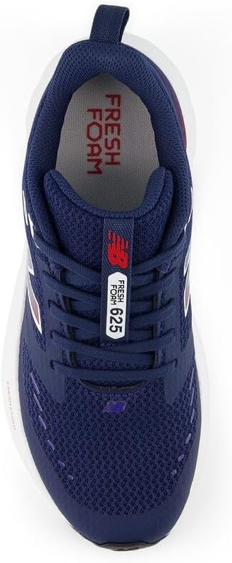 image:imageNew Balance Kids Fresh Foam 625 V1 Laceup Road Running ShoesNb NavyTeam Red