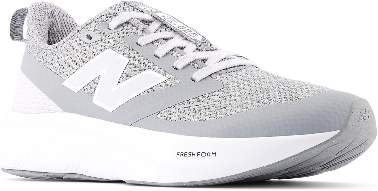 image:imageNew Balance Kids Fresh Foam 625 V1 Laceup Road Running ShoesSlate GreyGrey MatterWhite