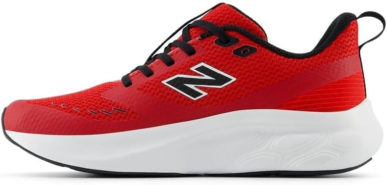 image:imageNew Balance Kids Fresh Foam 625 V1 Laceup Road Running ShoesTrue RedBlackWhite