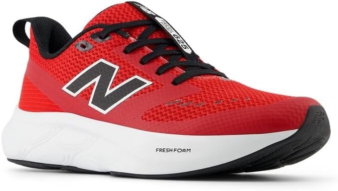 image:imageNew Balance Kids Fresh Foam 625 V1 Laceup Road Running ShoesTrue RedBlackWhite