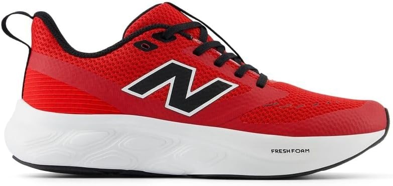 image:imageNew Balance Kids Fresh Foam 625 V1 Laceup Road Running ShoesTrue RedBlackWhite