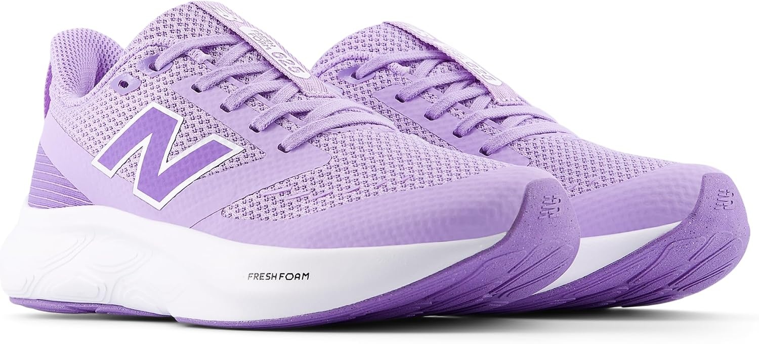 image:imageNew Balance Kids Fresh Foam 625 V1 Laceup Road Running ShoesViolet CrushLilac GloWhite
