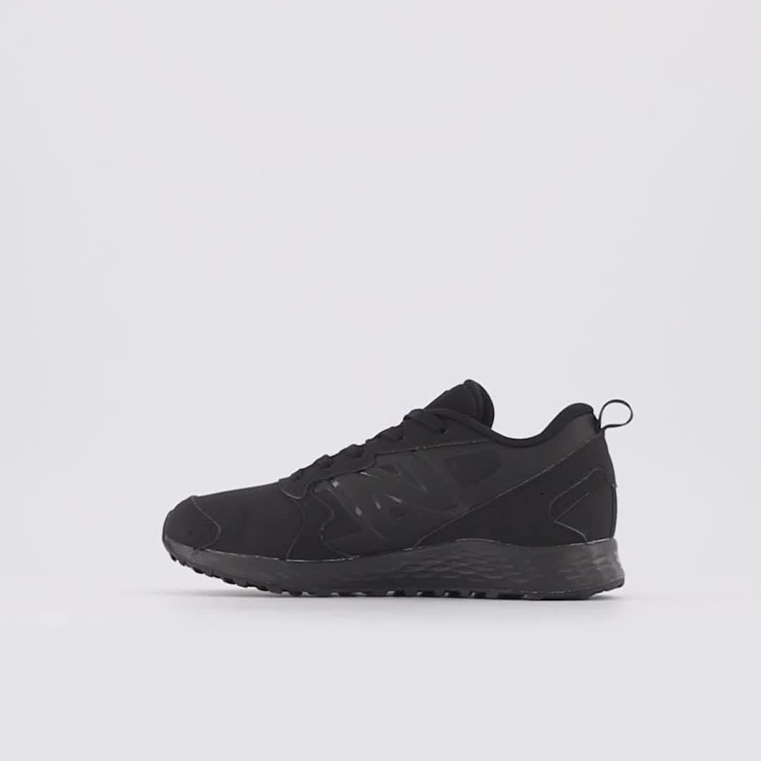 image:imageNew Balance Kids Fresh Foam 650 V1 Laceup Running ShoeBlackBlack