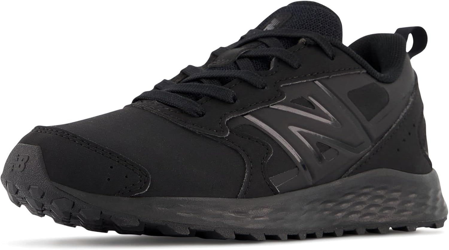 image:imageNew Balance Kids Fresh Foam 650 V1 Laceup Running ShoeBlackBlack