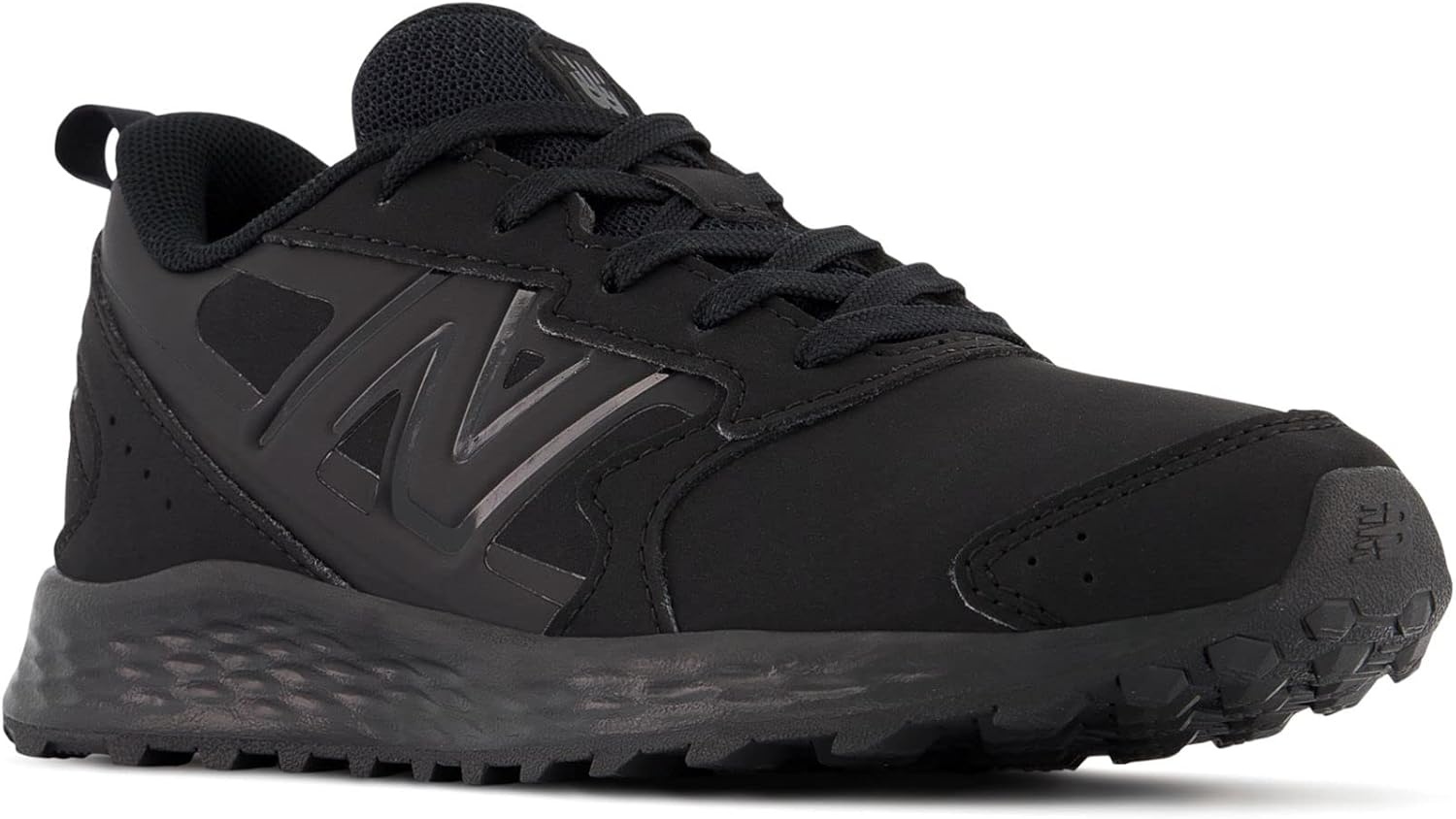 image:imageNew Balance Kids Fresh Foam 650 V1 Laceup Running ShoeBlackBlack