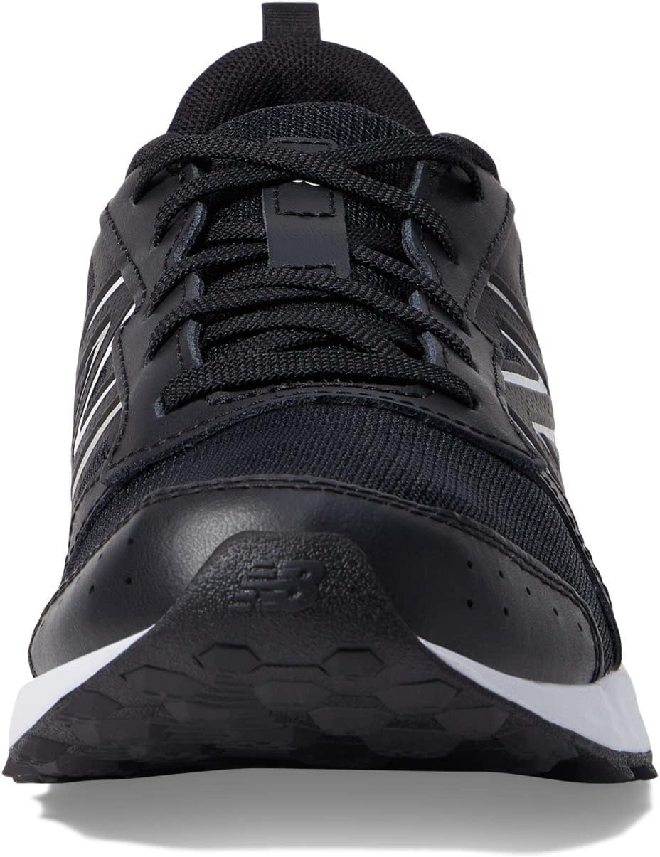 image:imageNew Balance Kids Fresh Foam 650 V1 Laceup Running ShoeBlackMetallic SilverWhite