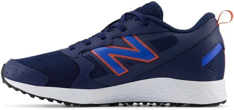image:imageNew Balance Kids Fresh Foam 650 V1 Laceup Running ShoeNb NavyBlue OasisTeam Orange