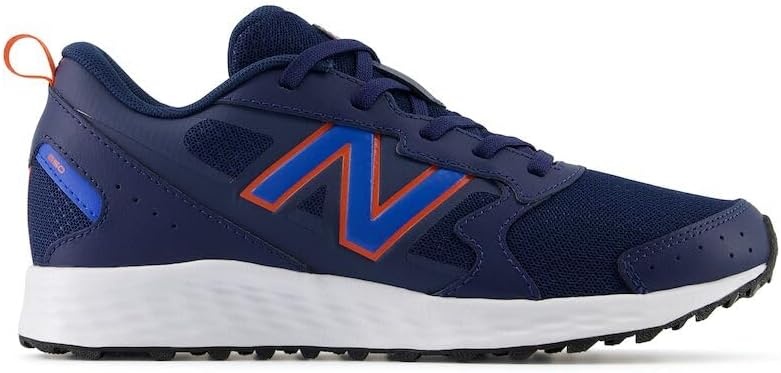 image:imageNew Balance Kids Fresh Foam 650 V1 Laceup Running ShoeNb NavyBlue OasisTeam Orange