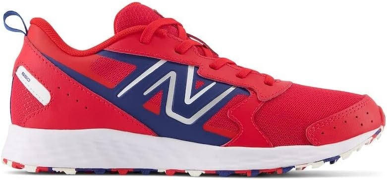 image:imageNew Balance Kids Fresh Foam 650 V1 Laceup Running ShoeTeam RedNight SkyWhite