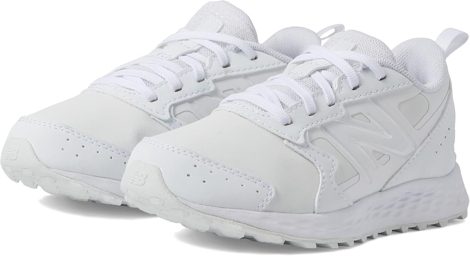 image:imageNew Balance Kids Fresh Foam 650 V1 Laceup Running ShoeWhiteWhite